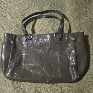 Coach Patent Leather - Green Vintage
